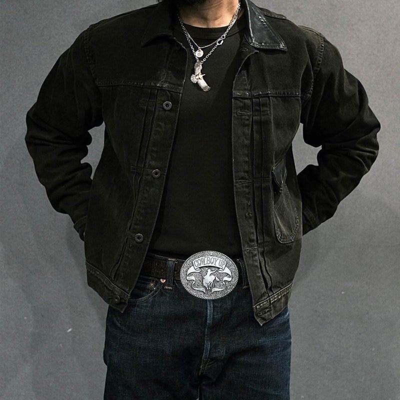 Seternaly Western Cowboy/Cowgirl Belt Buckles Punk Rodeo Horseman Belt Buckle for Men Women Boy Girl Youth - Image 5